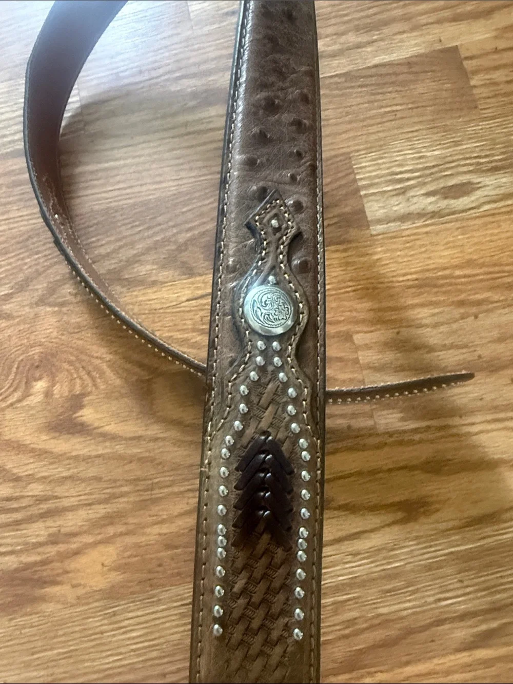 NOCONA cognac leather Western belt